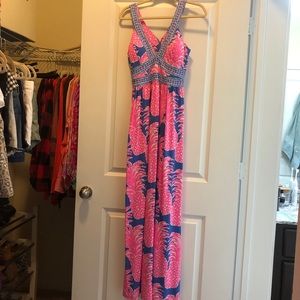 Lilly Pulitzer Taryn Maxi Dress in Blue Haven